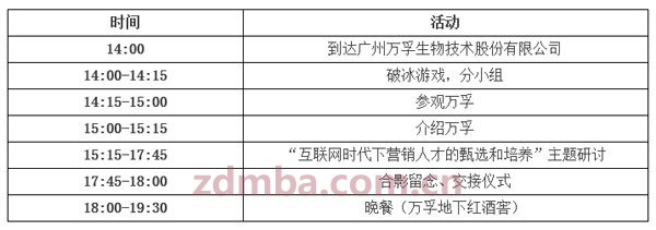 中山大学工商管理高级研修班营销大联盟系列活动（五）预告：“互联网时代下营销人才的甄选和培养”跨班级主题学习活动。