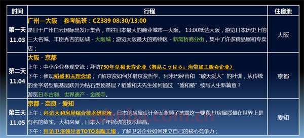 2014年11月3日，商务考察《日本·企业家精神研修班》。