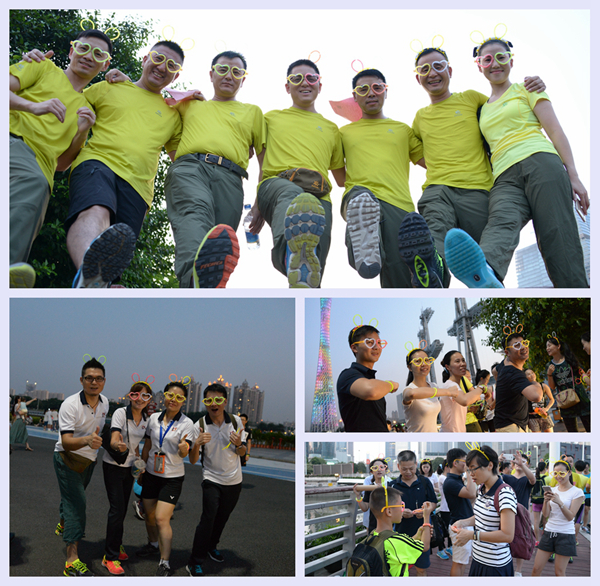 在路上遇见未知的自己——2015年中山大学高等继续教育学院第七届MBA学员运动会前奏之百人十公里夜跑完美收官。