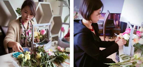 时代华商幸福女子学堂花艺课回顾：赴一场花的盛宴。