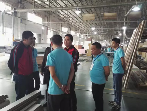 时代华商生产总监班移动课堂——走进广东劳卡家具学习"现场问题分析与解决"