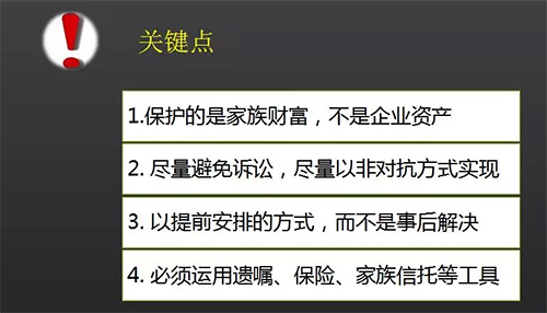 中大时代华商董事长班重点笔记：《企业家财富保护与传承》