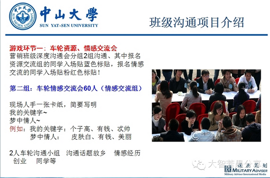 中山大学营销大联盟系列活动之“非诚勿扰”